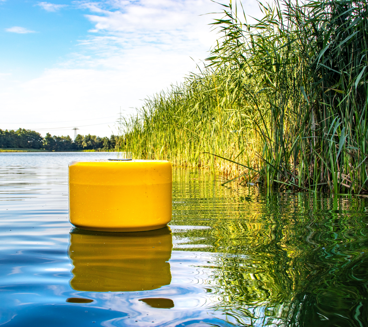 Markierungstonne / Markierungsboje Julius MB120 Anwendung