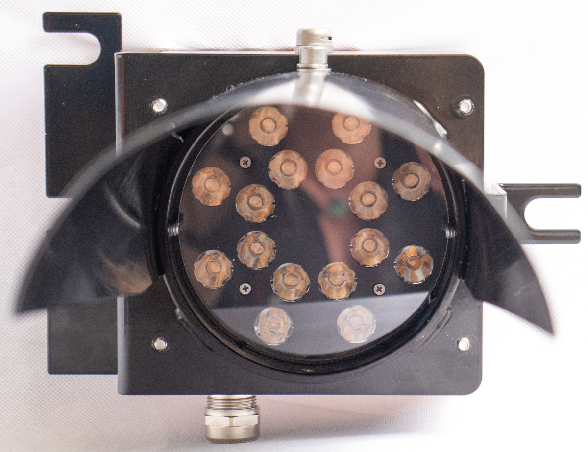 SCHLEUSEN- und BrückenSIGNALLATERNE S 145 R Vorderansicht