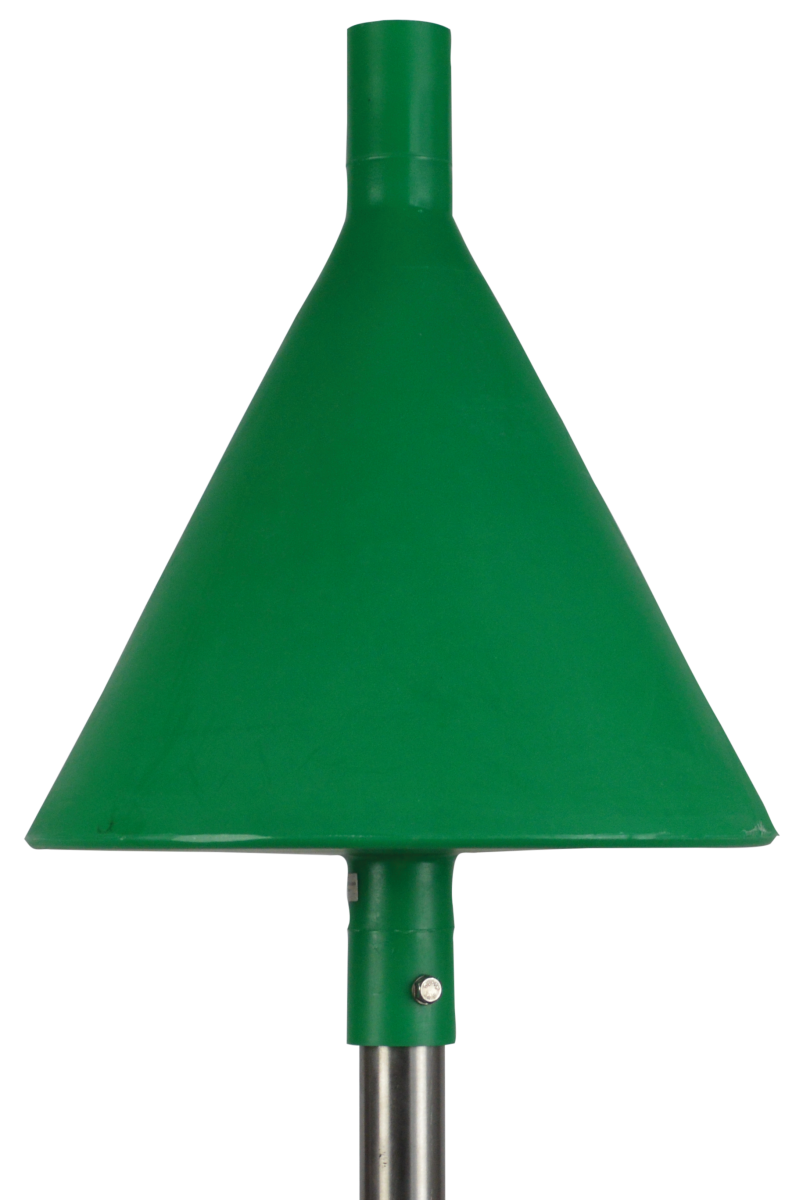 Gefahrenzeichen Toppzeichen Kegel grün