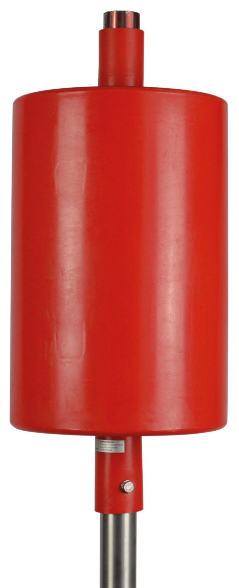 Gefahrenzeichen Toppzeichen Zylinder rot