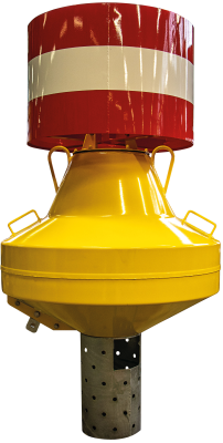 Binneneinheitstonne BET-1010 Stahl mit Sperrzeichen