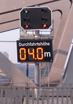 Brückensignaltafel Lasse Anwendung