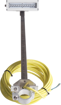 LED-Anstrahlleuchte UAL-1-230VAC weiß mit Halterung und Kabel